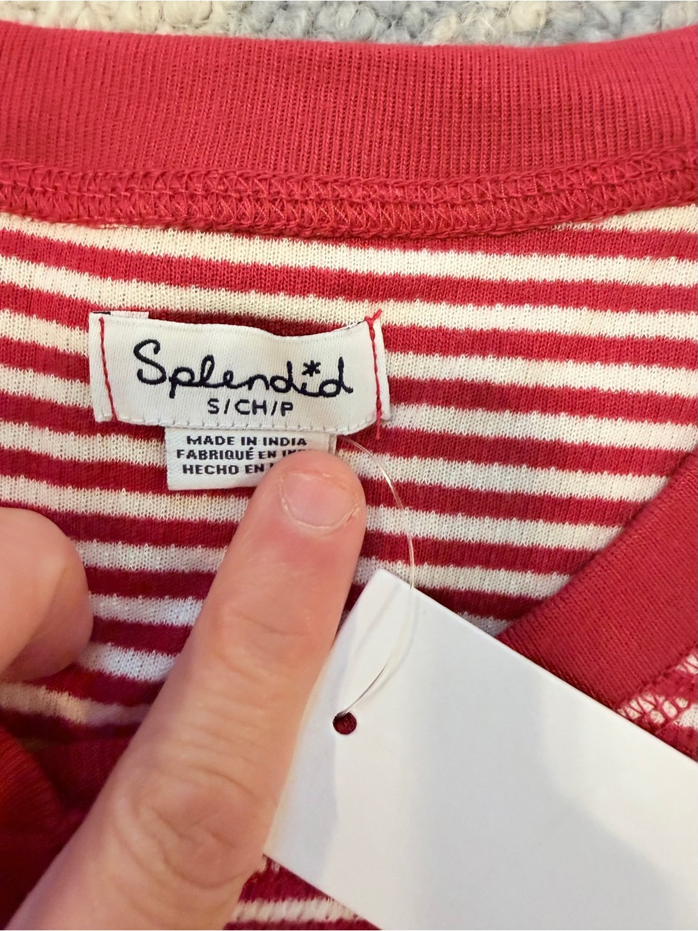Red Stripe Kids Pajama Set - Cozy Long Sleeve Top & Pants - Picture 2 of 3